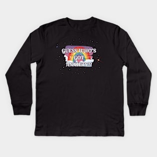 Guess Who's Got Anxiety?! Kids Long Sleeve T-Shirt